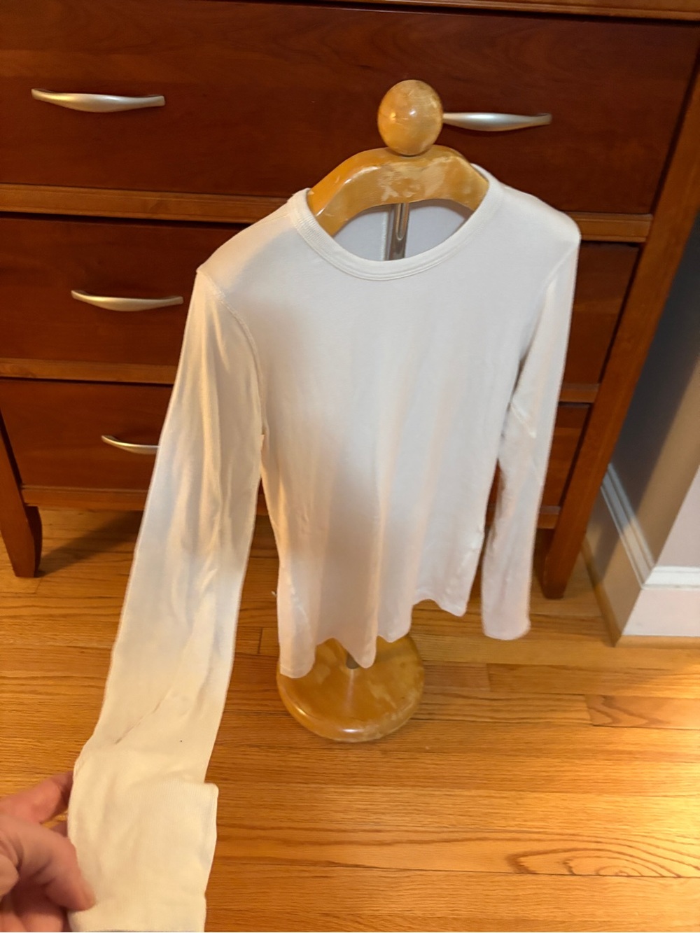 lululemon athletica White Long Sleeve Tee